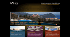Desktop Screenshot of lavantaexclusive.com